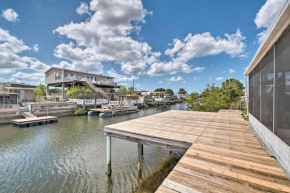 Sunny Hudson Escape with Gulf Views and Boat Dock